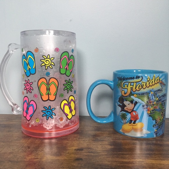 Jerry Leigh Mickey Mouse Florida Mug + BONUS Mug - Picture 2 of 5